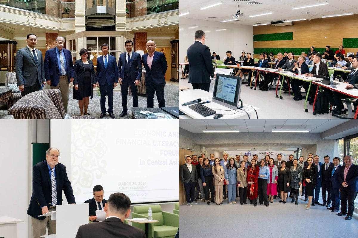 WIUT Faculty members participated in the Central Asia Economic &amp; Financial Literacy Forum