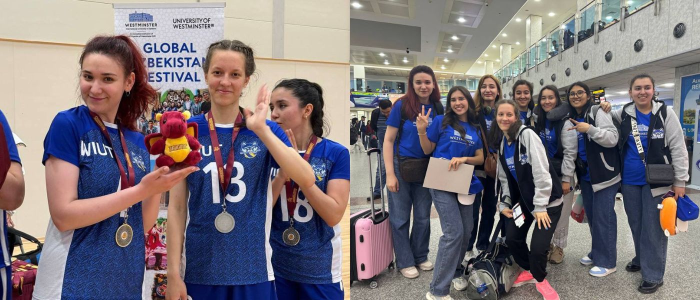 WIUT Wolves volleyball team competed against the University of Westminster Dragons in London