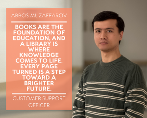 Technical Support Officer - Khasan Ibragimov