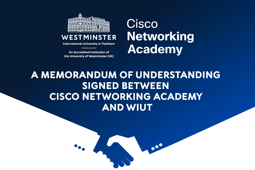 WIUT  is pleased to announce the signing of a Memorandum of Understanding (MoU) with Cisco Networking Academy