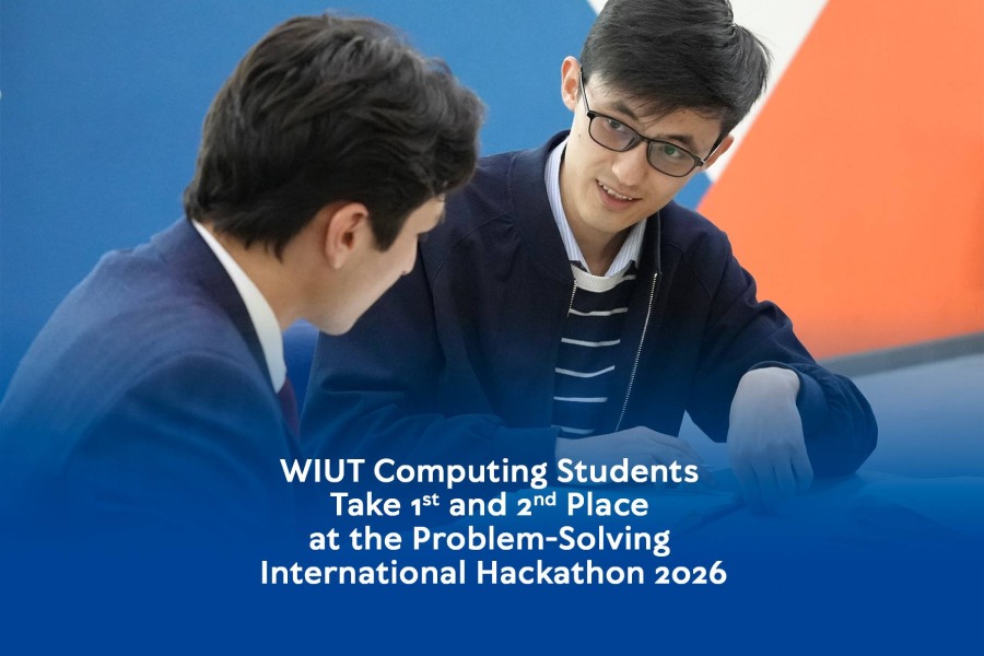 WIUT Computing Students Take 1st and 2nd Place at the Problem-Solving International Hackathon 2026